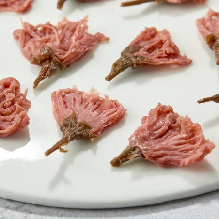 Flores de cerezo saladas con tallo de 5 mm 