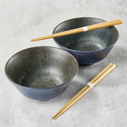 Duo Bowl Poke Bowl ή Dowburi και Chopsticks της