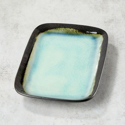 Ceramiczna płyta sushi i szkło emaliowane 