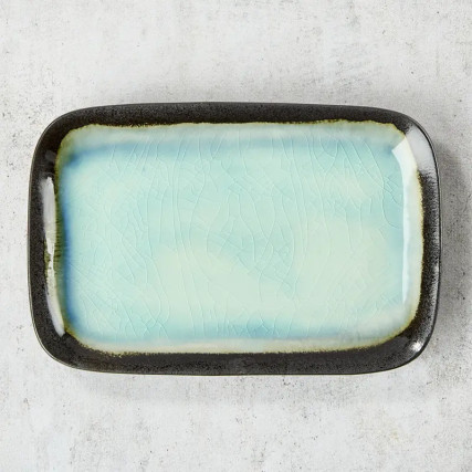 Piastra di sushi ceramica e vetro smaltato 