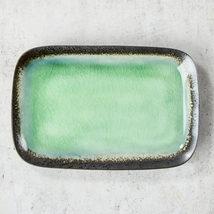 Piastra di sushi ceramica e vetro smaltato 