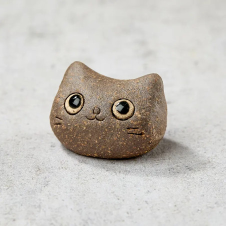 Rusten handgemaakt, katkat's hoofd 