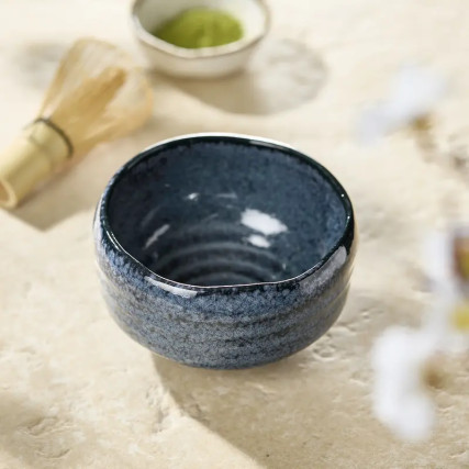 Ceai Bowl Matcha Pattern Aoyu Nagashi 