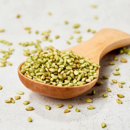 Wasabi flavored toasted sesame seeds 