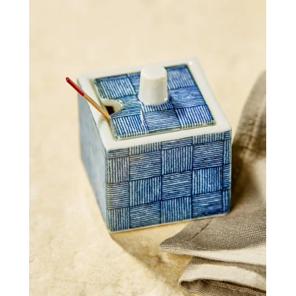 Pot à épices et sa cuillère bambou