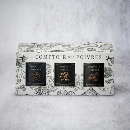 Coffret 3 épices d'exception
