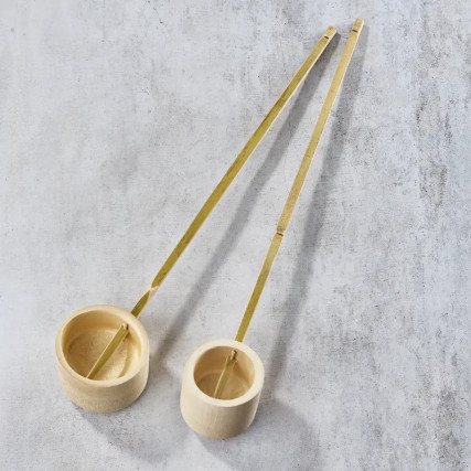 Lady Bamboo (L) Sashi-Tohshi-Hishaku for Matcha Tea Ceremony