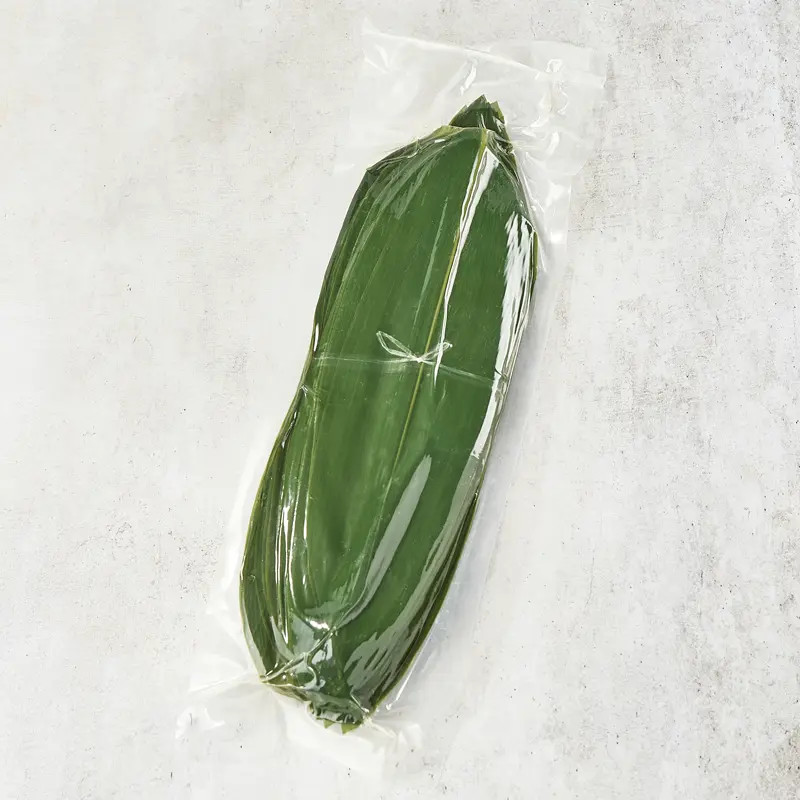 100 Feuilles de bambou 25 x 5 cm