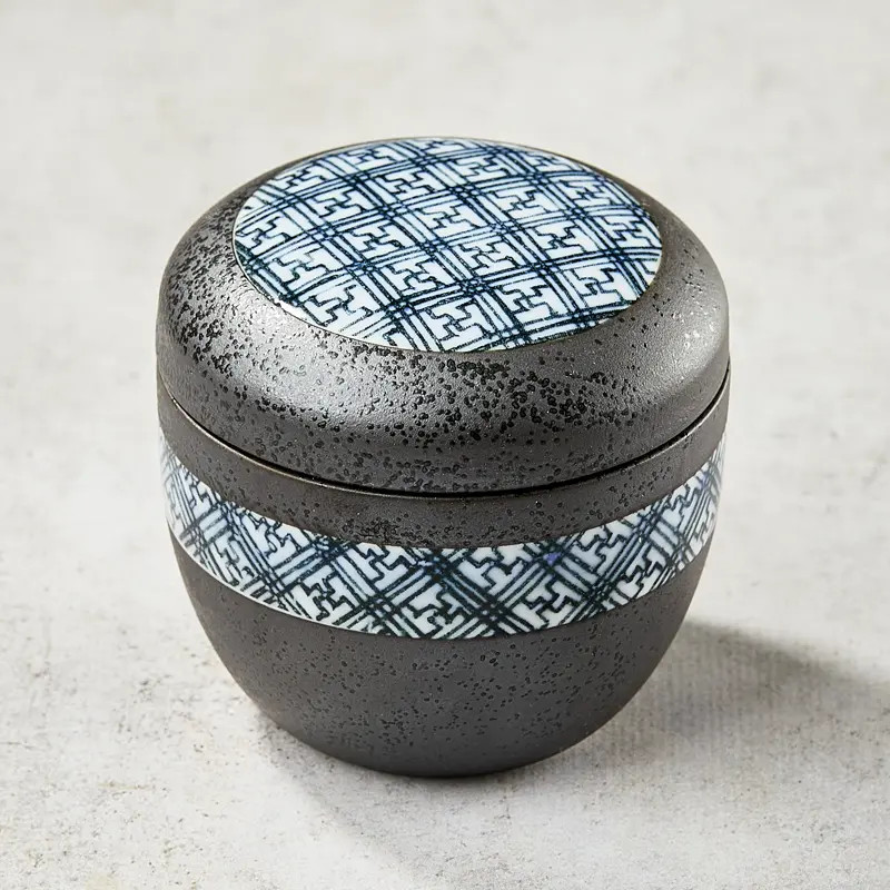 Cuenco para chawan-mushi, diseño cristal negro