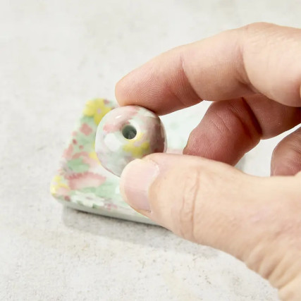 Süßigkeiten-Räucherbecher, Blumenmuster, 5,5 × 5,5