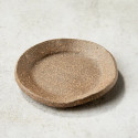 Handcrafted incense cup, roll pattern