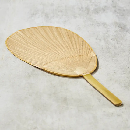 Eventail à barbecue Shibu-uchiwa oval