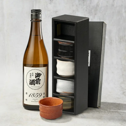 5 filiżanek w Saké + Sake Gozenshu 1859