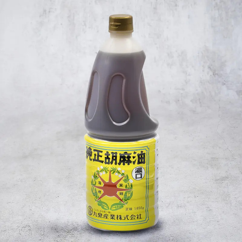 Aceite de sésamo tostado Koikuchi fuerte