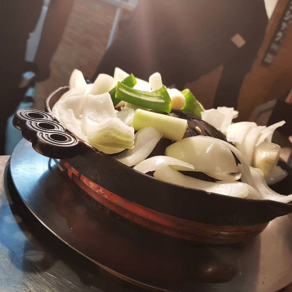 Genghis khan plate grill