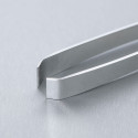Pince à arêtes, inox, embout courbé 