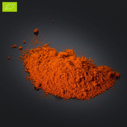 Spicy organic Pimenton paprika*