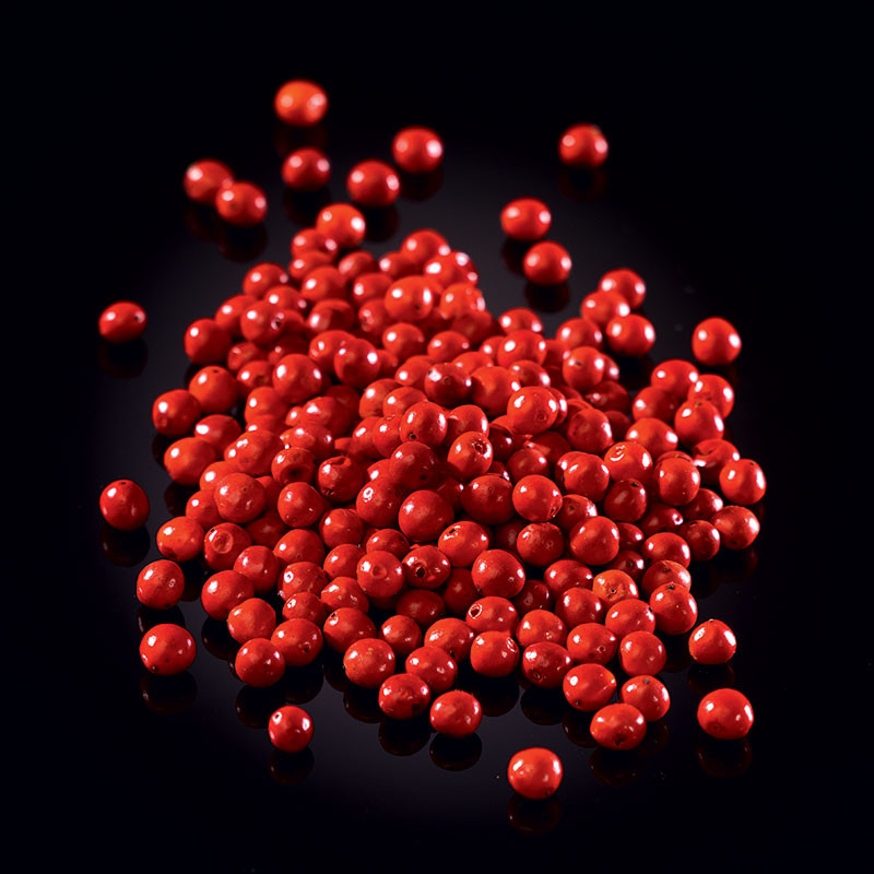 Dehydrated pink berries