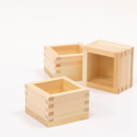 1GB Sake Masu Wooden Container 