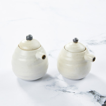 Flacon de service à sauce soja design White Kohiki Vaisselle japonaise