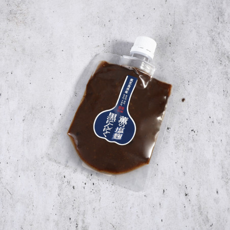 Shio koji cu sare negru de usturoi