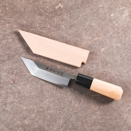 Edo Saki Premium Gaucher-Messer, um die Aalen, Klinge 120 mm und seinen Fall zu decken