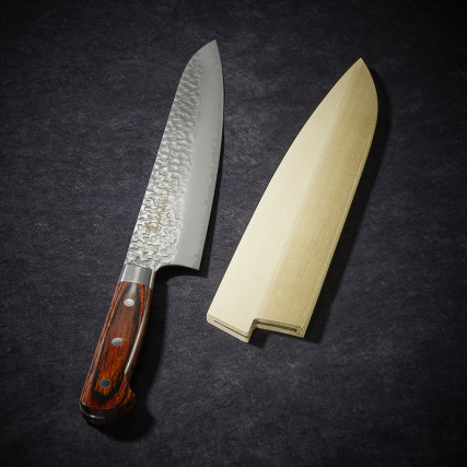Chefmesser-Blade-Klinge 33 Schichten mit 240 mm gehämmert