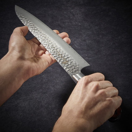 Chef nož rezilo rezilo 33 plasti je sestavil 240 mm