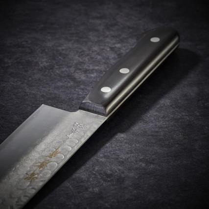 Nakiri veitsi vihannesten kanssa, vasara terää 165 mm