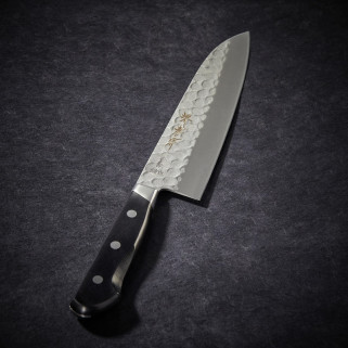 Coltello Grand Santoku, lama martellata da 180 mm