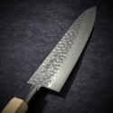 Testa di coltello Damascato 45 strati martellati 240 mm