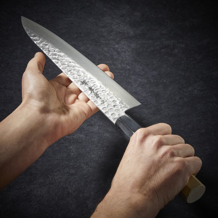 Kniža glava Damask 45 plasti Hammered 240 mm