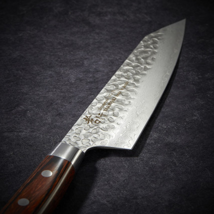 Kengata Santoku-Messer, destidierte Klinge 33 Schichten, die 160 mm gehämmert haben