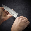 Kengata Santoku nož, Kemidated Blade 33 Slojevi su chambered 160 mm