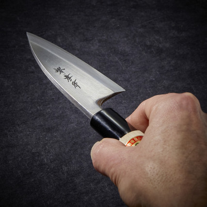 Deba knife for fish and poultries 90 mm blade - right hand