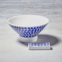 Nikko porcelain, 2 rice bowls + Hemp and daily chopsticks