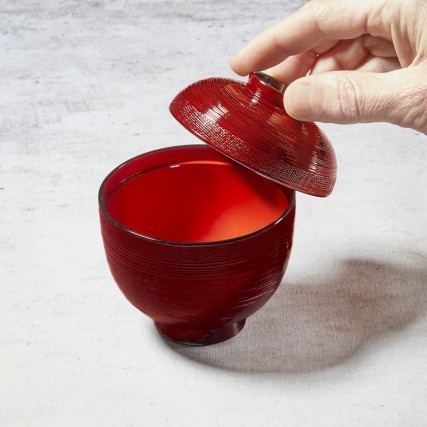 Bowl TRADITION MISO SOPS cu linii aleatorii și tesatura de model