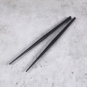 Schwarze achteckige Essstäbchen 225x15x15 mm
