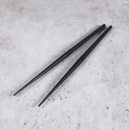 Baguettes octogonales noires