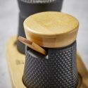 8cm Bali Pepper Mill Set + Μπαχαρικά δοχείο