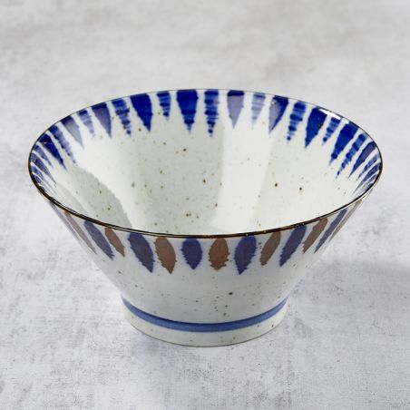 Bowl į Rāmen, Minoyaki Porcelianas, Fuchitokusa modelis
