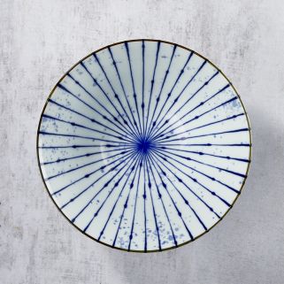 Bowl v rāmen, Minoyaki porcelana, Fukizumitokusa motiv