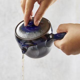 Théière Banko Yaki Kiusu SENSUJI NAMAKOMAKI 310 ml