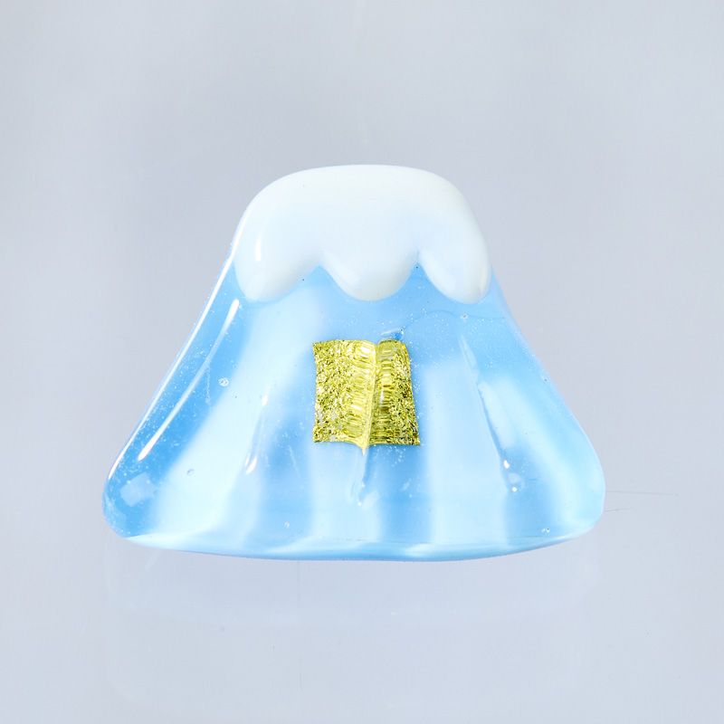 Geluk deur engimono mont-fuji blauw