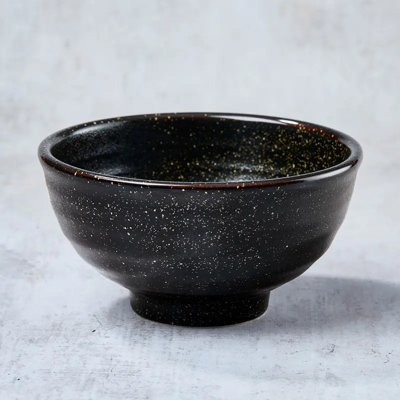 Schüssel mit Donburi-Rokube Kuro-Matte Ø 17,0 cm, Tiefe 9,1 cm, 1100 ml