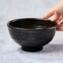 Bowl z Donburi Rokube Kuro Mat Ø 17,0 cm, globina 9,1 cm, 1100 ml