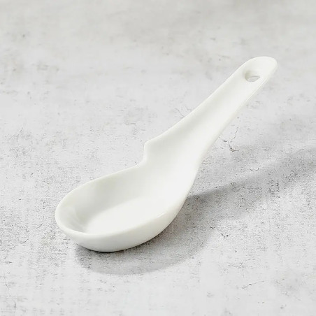 Spoon for ramen or udon broths - porcelaine "renge"