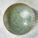 Plate i Somesen, Udon ... Hvit knust, Ø 21,4 cm, Dybde 5.2 cm