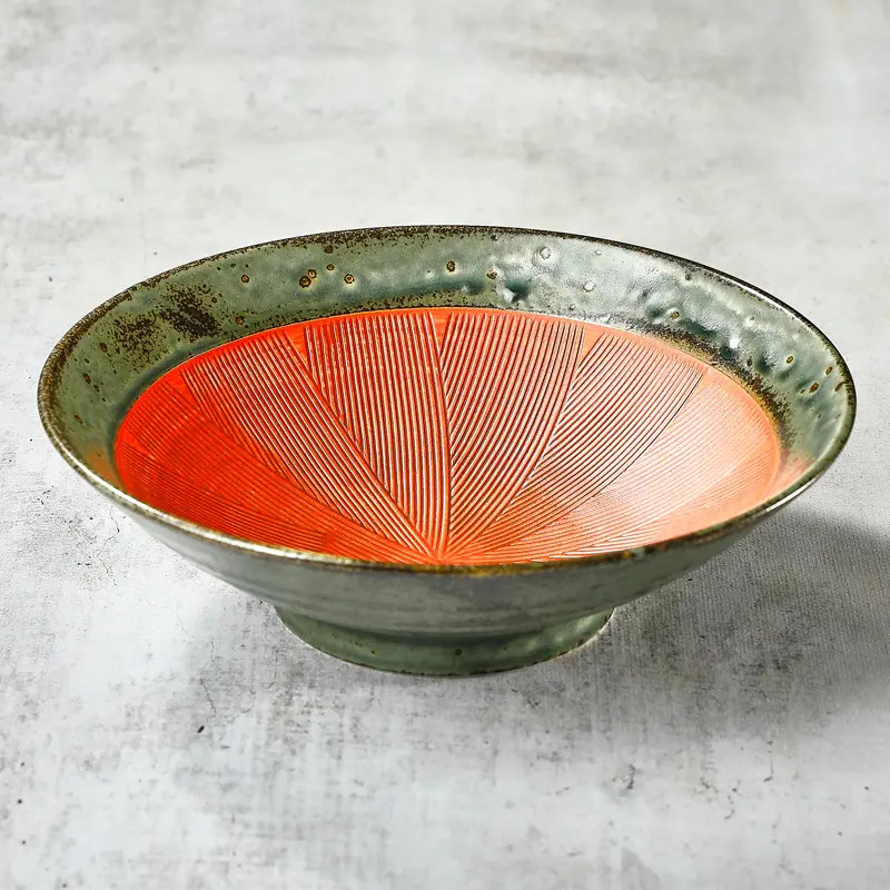 Kushime Membachi Kuroshu Maki Piastra Ø 24,5 cm, Profondità di 7,5 cm