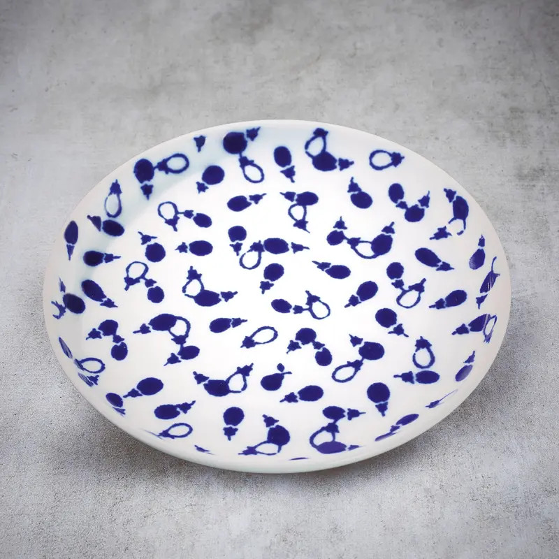 Porcellana Nikko, piatto piatto da 15,5 cm di decorazione di canapa